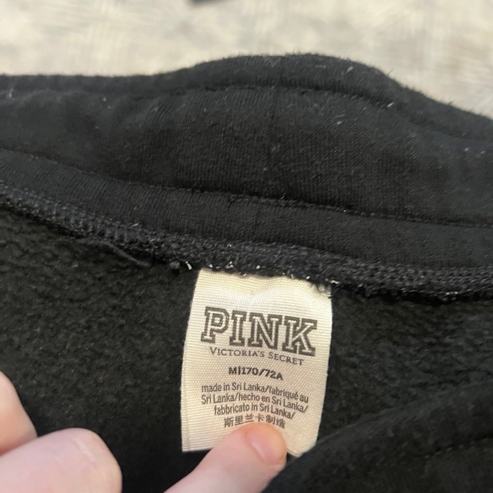 PINK Victoria's Secret Black Joggers - Picture 3 of 3